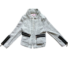Load image into Gallery viewer, Clearance - Play Six Grey Cotton Zipper Blazer
